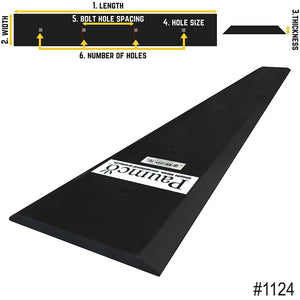 Bolt On Reversible Cutting Edge Blade - Length 62" | Width 8" | Thickness 5/8" |